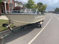 16' Starcraft Supersport Aluminum Boat with 70 hp Evinrude