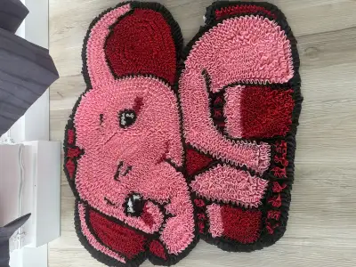 handmade room rug, View more