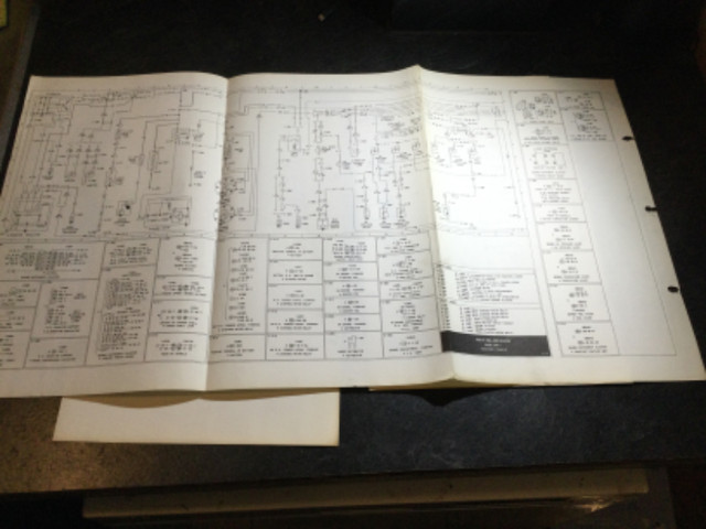 1973 Ford Truck F100 F250 F350 4x4 OEM Foldout Wiring Diagrams in Non-fiction in Parksville / Qualicum Beach
