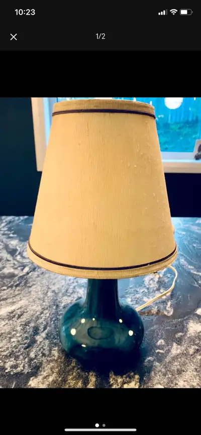 15 inch MCM table lamp, View more