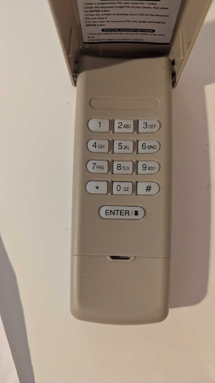 Télécommande De Porte De Garage - Protocole De Sécurité Confirmé