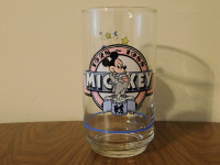 Vintage Mickey Mouse 60th Birthday Drinking Glass 1928-1988