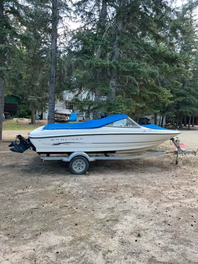 17.5’ Bayliner runabout with a Mercruiser 135HP inboard. Motor runs runs well and is in good conditi...