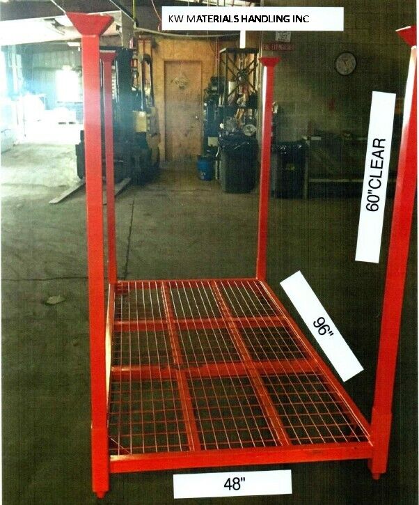 STACKING RACKS ON SALE. POST PALLETS, STORAGE RACKS. LOW PRICING