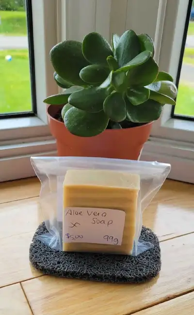 Aloe Vera Homemade Soap - 5 left , View more