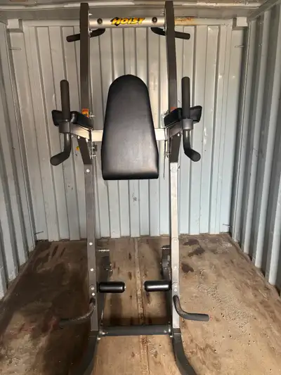 HOIST vertical knee raise / dip/ pull-up station, View more