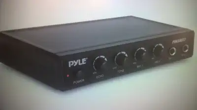 Pyle Portable Microphone Mixer Karaoke System/ Dual Mic input, View more