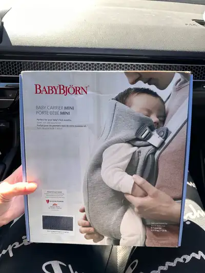 NEW! BabyBjorn Baby Carrier Mini - 3D Mesh, Navy Blue, View more