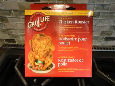 Grill Life Stainless Steel Chicken Roaster malted Beer Can Chicken Pop Can Chicken Tray Cooker Brand...