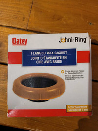 Flanged wax ring / gasket - new