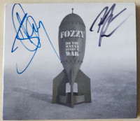 Fozzy Do You Wanna Start A War CD Signed: Billy Grey Paul Di Leo