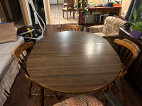 Table and 4 Chairs