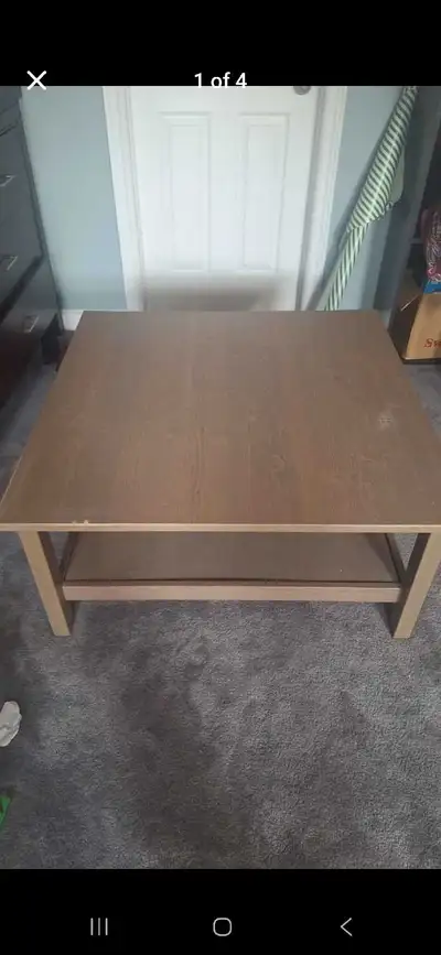 Wood coffee table, View more