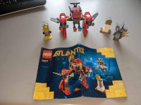 LEGO Atlantis 7977 Seabed Strider 100% Complete w/ Mini Figs