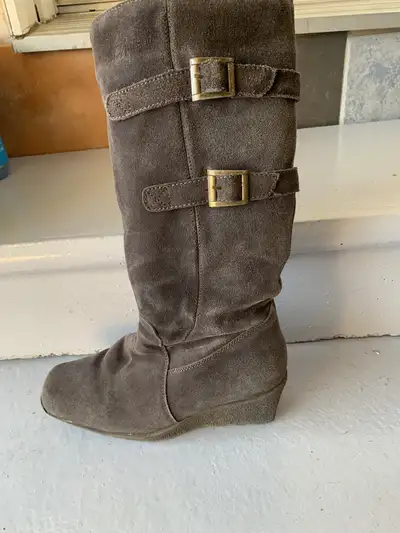 Suede boots , View more