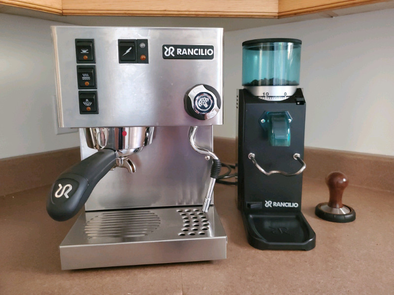 Rancilio Espresso machine and grinder Coffee Makers Moncton Kijiji