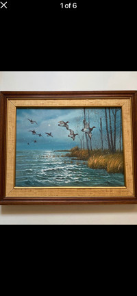 Canadian Geese Original Oil Painting