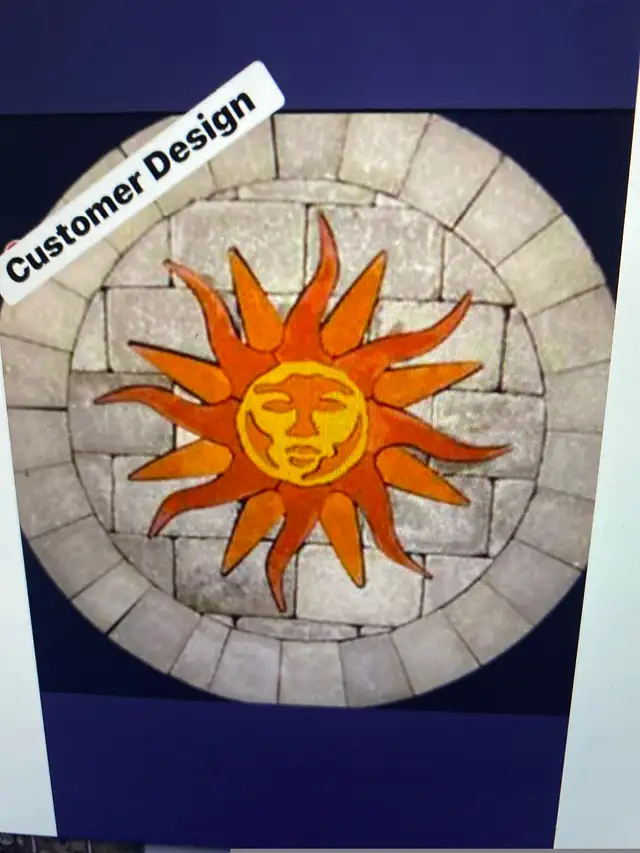 Custom Interlock Art For Flat Surfaces or Walls in Interlock, Paving & Driveways in Markham / York Region - Image 9