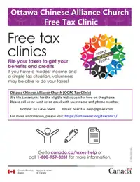 Year round Free Virtual Tax Clinic at OCAC