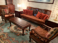 Chinese Style Rosewood Chair Set