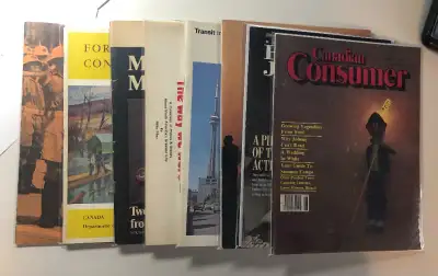 Canada, Ontario, Toronto related Magazines lot of 8 $25 OBO, View more