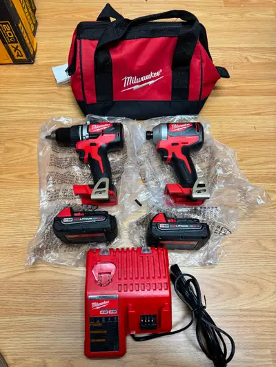 Milwaukee M18 Brushless Drill & Impact Combo Kit – NEW IN BAG, View more