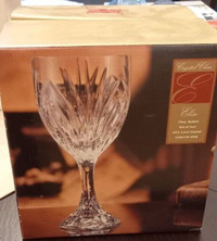 Cortina Bohemia Crystal Wine Goblet Glasses Set of 4