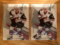 2016-17 SP Authentic Future Watch Auto RC Jacob Chychrun Coyotes