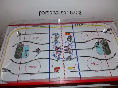 LNH JEU DE HOCKEY TABLE BOARD COLECO GAME ROOM MONTREAL QUEBEC, View more
