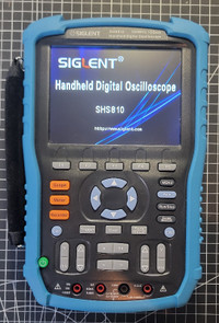 REDUCED Siglent SHS810  2 Channel/100 MHz Handheld Oscilloscope