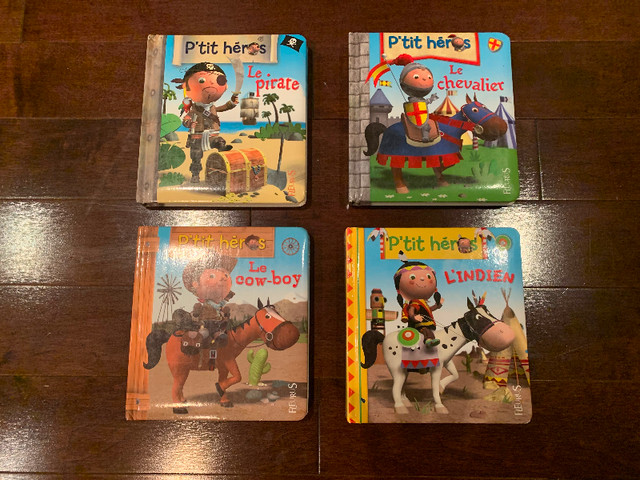 4 Livres pour enfants P'tit Heros (Fleurus) - ages 3 a 6 ans dans Livres jeunesse et ados  à Ville de Montréal