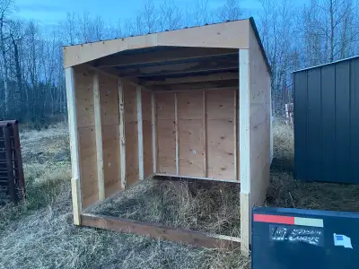 Can build custom sizes Delivering available for fee based on km and location. Shelters start at $895...