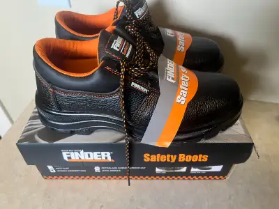 NEW: Safety Steel Toe Shoes: SIZE 7, Believe these are men's or women's, anti slip, steel toe cap, o...