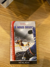 livre junior hockey/ à nous deux! yvon brochu