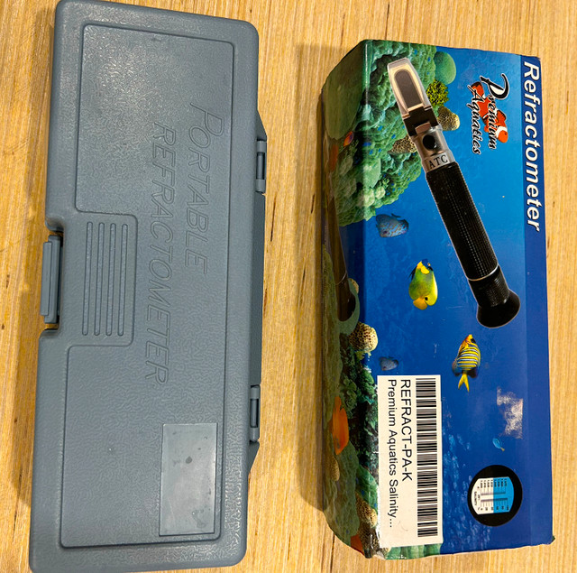Refractometer for Salinity tests of Reef Aquarium water ($40.00) in Accessories in Kawartha Lakes - Image 2