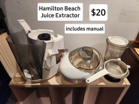 Hamilton Beach Juice Extractor 