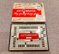 Auto Bridge. Jeu vintage 50s.
