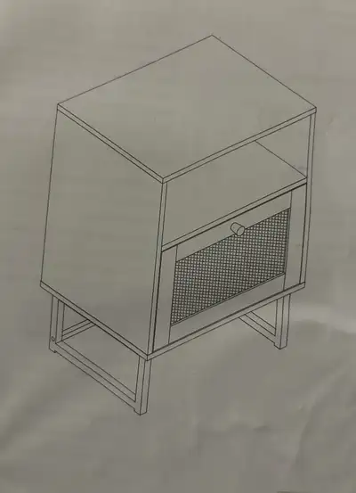 New - Rattan Side Table, View more