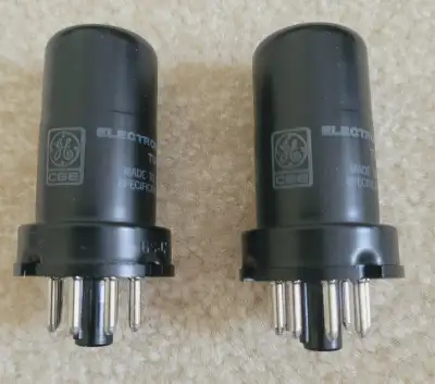 2 New GE Metal 6 SJ7 Pentode Cut-Off Vaccum Tube., View more