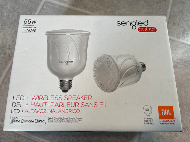 Sengled Pulse LED + Wireless JBL Speakers For Sale. dans Appareils électroniques  à Ville de Montréal - Image 2