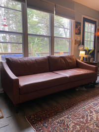 MCM leather sofas 
