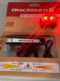 Bicycle Led Light USB Rechargable 3 