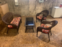 Wicker patio furniture 