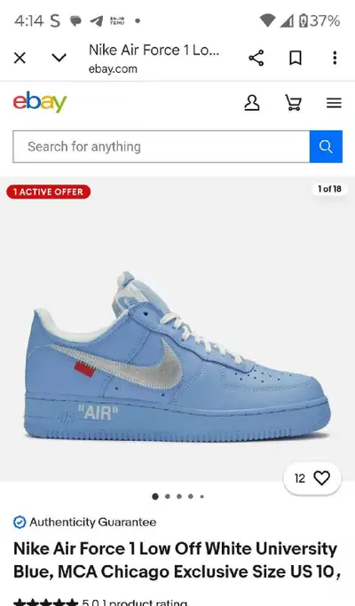 Nike limited addition runners . Size 10