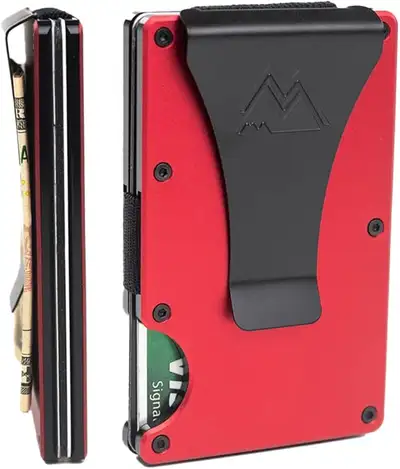 Mountain Voyage Minimalist Wallet for Men & Women with Money Cli, View more