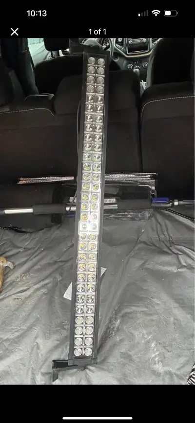 33” Bright Source light bar. Won’t work for my application and going another way. All wires attached...