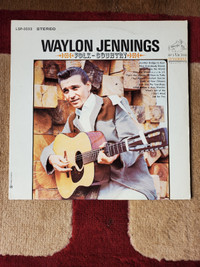 Waylon Jennings 1966 - FOLK-COUNTRY LP - VERY GOOD