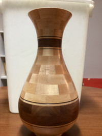 Wooden Vase 12” Handmade