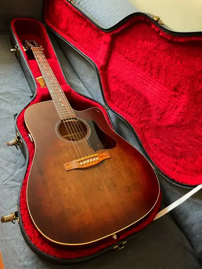 Art $ Lutherie Americana Bourbon Burst CW QIT Guitar + , View more