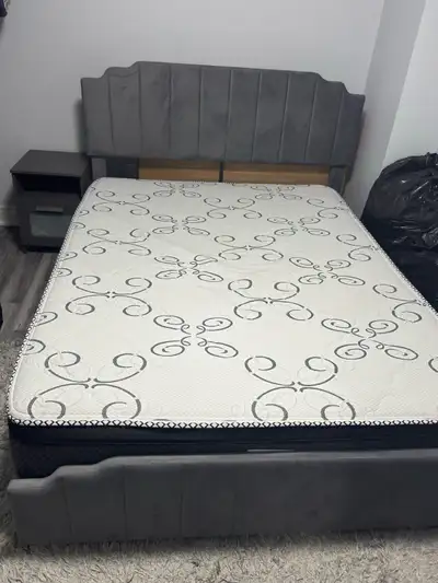 Queen Size bed with mattress , View more